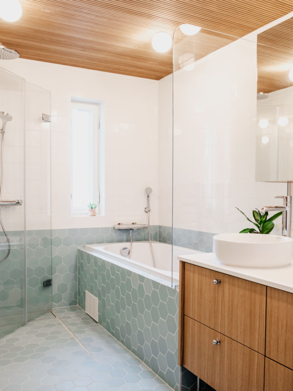 Kylpyhuoneen sisustussuunnittelu, Helsinki.